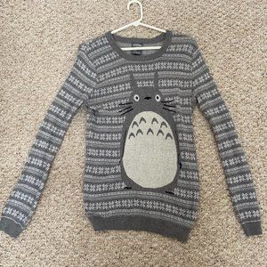 Hot Topic My Neighbor Totoro Pullover Knit Sweater